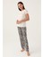 Buttoned Bej Kadın Kısa Kol Pijama Takımı 2