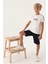 Lisanslı With Sleeve Detail Krem Erkek Çocuk Bermuda Takım 2