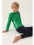 Play Hard Yeşil Erkek Çocuk Pijama Takımı 1
