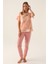 Pink Somon Kadın Kısa Kol Pijama Takımı 2