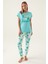 Happy Turkuaz Kadın Kısa Kol Pijama Takımı 1