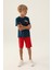 Lisanslı Clothing Lacivert Erkek Çocuk Bermuda Takım 2