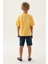 Lisanslı Emblem Sarı Erkek Çocuk Bermuda Takım 5