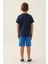 Lisanslı Since Koyu Indigo Erkek Çocuk Bermuda Takım 5