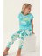 Today Turkuaz Kız Çocuk Pijama Takımı 3
