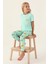 Jungle Yeşil Kız Çocuk Pijama Takımı 2