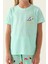 Jungle Yeşil Kız Çocuk Pijama Takımı 4