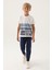 Lisanslı Trilinear Krem Erkek Çocuk Pijama Takımı 3