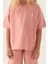Lisanslı Simple Pembe Kız Çocuk Bermuda Takım 4