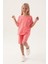 Lisanslı Simple Neon Pembe Kız Çocuk Bermuda Takım 1
