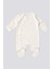 Lisanslı Heart Krem Kız Bebek Tulum 3