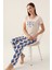 Lıfe Bej Kadın Kısa Kol Pijama Takımı 3