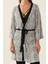 Set Krem Kadın 3lü Kısa Kol Kısa Kol Pijama Takımı 4