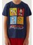Friends Koyu Indigo Erkek Çocuk Pijama Takımı 4