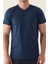 Short Koyu Indigo Erkek Pijama Takımı 4