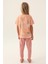 Pink Somon Kız Çocuk Pijama Takımı 5