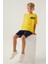 With Emblem Sarı Erkek Çocuk Bermuda Takım 3