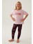 Cool Toz Pembe Kız Çocuk Pijama Takımı 1