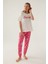 Cool Krem Kadın Kısa Kol Pijama Takımı 3