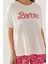 Cool Krem Kadın Kısa Kol Pijama Takımı 4