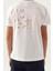 Lisanslı Printed Krem Erkek Çocuk Bermuda Takım 4