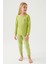Kız Çocuk Yeşil Pijama Takımı 2