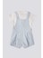 Lisanslı Suspender Overalls Açık Mavi Erkek Bebek Takımı 5