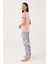 Leaf Pembe Kadın Kısa Kol Pijama Takımı 5