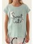 Sweet Yeşil Kız Çocuk Pijama Takımı 4