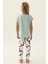 Sweet Yeşil Kız Çocuk Pijama Takımı 5