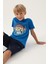 Lisanslı Crew Neck Cobalt Erkek Çocuk Bermuda Takım 2
