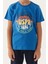 Lisanslı Crew Neck Cobalt Erkek Çocuk Bermuda Takım 4