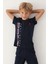 Lisanslı Graphic Lacivert Erkek Çocuk Pijama Takımı 3