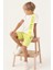 Lisanslı Striped Krem Erkek Çocuk Bermuda Takım 3