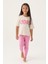 Lisanslı Daisy Bej Kız Çocuk Pijama Takımı 1