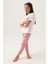 Lisanslı Daisy Krem Kız Çocuk Pijama Takımı 3
