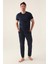 Comfortable Lacivert Erkek Pijama Takımı 1