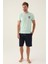 Surfıng Yeşil Erkek Bermuda Takım 1
