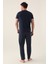 Comfortable Lacivert Erkek Pijama Takımı 5