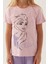 Gril Toz Pembe Kız Çocuk Kapri Takım 4