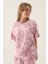 Painted Toz Pembe Kız Çocuk T-Shirt 1