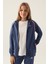 Zippered Lacivert Kız Çocuk Sweatshirt 1