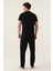 Symmetry Siyah Erkek Pijama Takımı 5