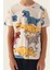 Dinosaur Krem Erkek Çocuk Pijama Takımı 4