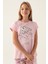 Graphic Toz Pembe Kız Çocuk T-Shirt 2