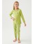 Kız Çocuk Yeşil Pijama Takımı 1