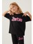 Short Siyah Kız Çocuk T-Shirt 3