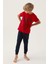 Lisanslı Hat Kırmızı Erkek Çocuk Pijama Takımı 1