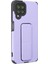 Samsung Galaxy M22 Kılıf Mega Standlı Silikon - Lila 300099 2