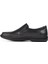 816612 Siyah Erkek Deri Slip On Ayakkabı 3